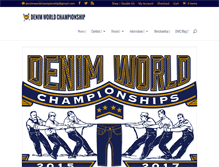 Tablet Screenshot of denimworldchampionship.com